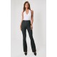 Black Coated Denim Flares Black Coated Denim Flares