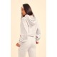 PRETTYLITTLETHING Grey Marl Copyright Graphic Zip Through Crop Hoodie PRETTYLITTLETHING Grey Marl Copyright Graphic Zip Through Crop Hoodie